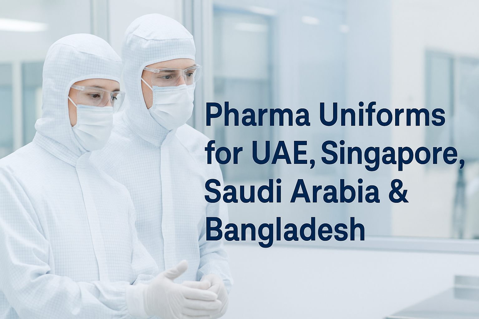 Pharma Uniforms Exported from India by RK Uniform